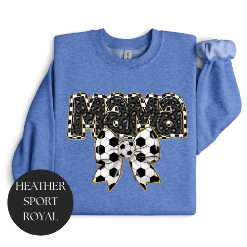 Cheetah Soccer Mama Crewneck