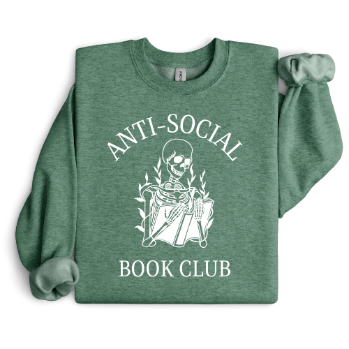 Anti-Social Book Club Crewneck