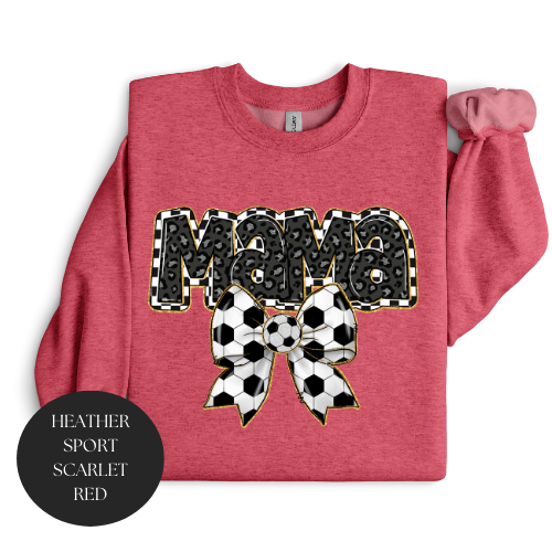 Cheetah Soccer Mama Crewneck
