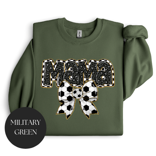 Cheetah Soccer Mama Crewneck