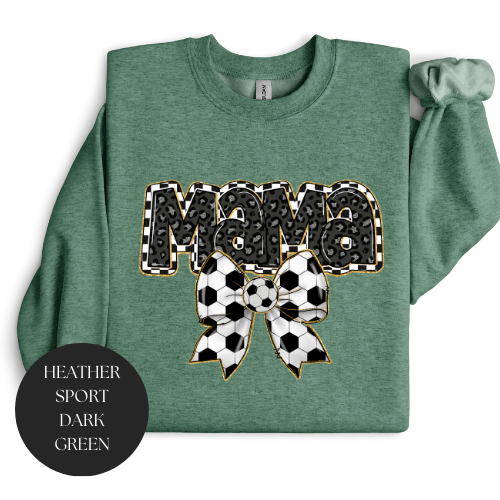 Cheetah Soccer Mama Crewneck