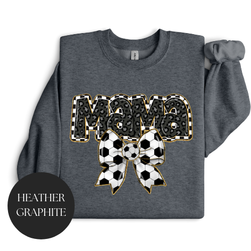 Cheetah Soccer Mama Crewneck