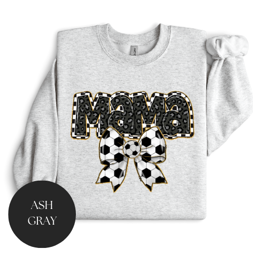 Cheetah Soccer Mama Crewneck