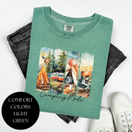 Brush Stroke Camping Mode T-Shirt