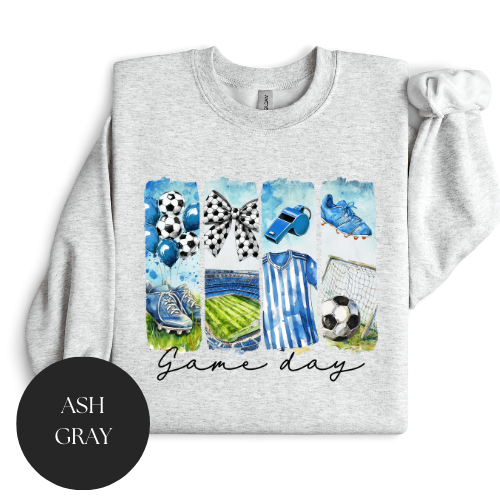 Retro Soccer Game Day Crewneck