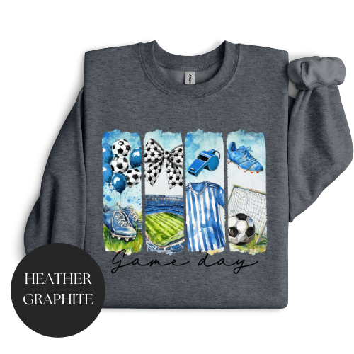 Retro Soccer Game Day Crewneck