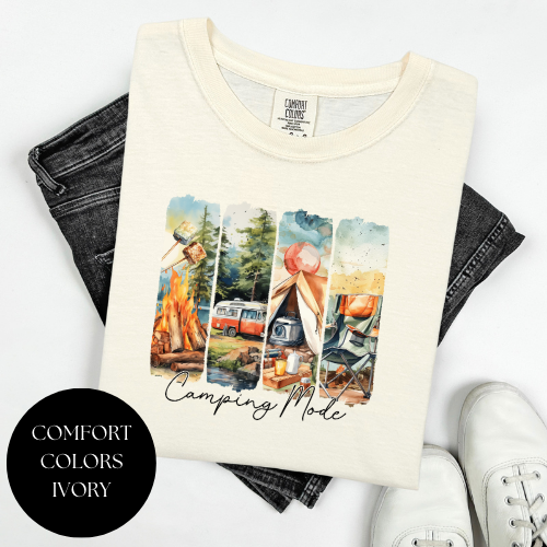 Brush Stroke Camping Mode T-Shirt