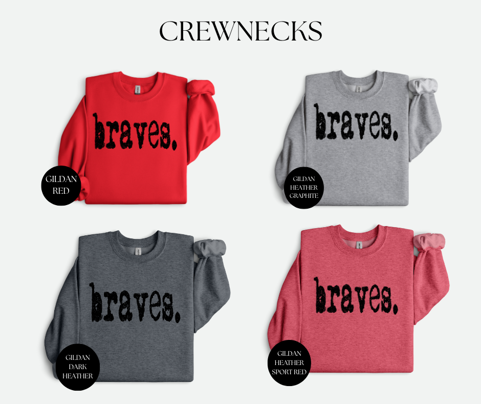 Typography Braves