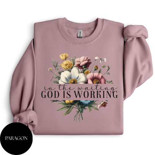God Is Working Crewneck