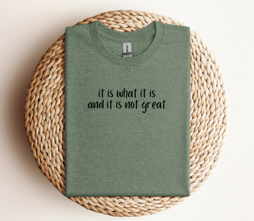 It is what it is t-shirt