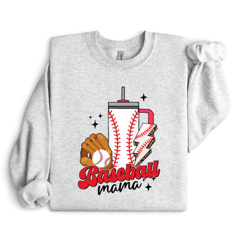 Baseball Cup Mama Crewneck