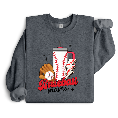 Baseball Cup Mama Crewneck