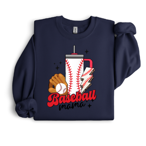 Baseball Cup Mama Crewneck