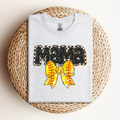 Retro Softball Mama T-Shirt