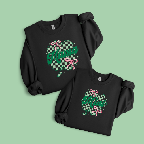 Mama & Mini St. Patricks Day Crewnecks