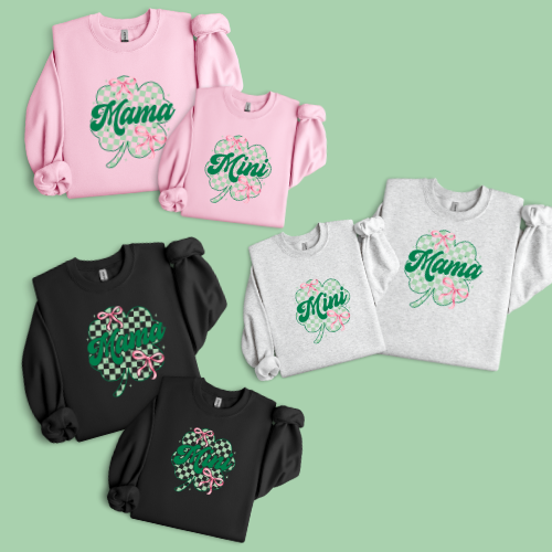 Mama & Mini St. Patricks Day Crewnecks