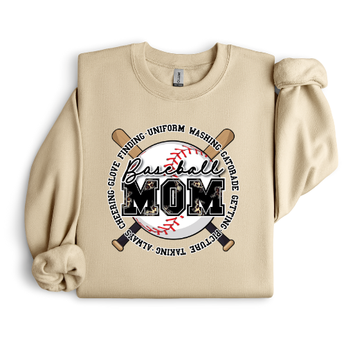 Baseball Mom Bat Crewneck