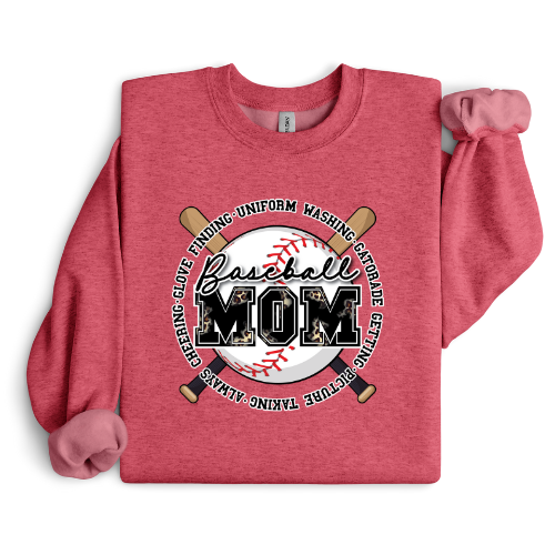 Baseball Mom Bat Crewneck