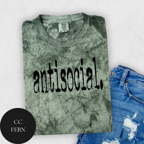 Antisocial T-Shirt- Colorblast Tee