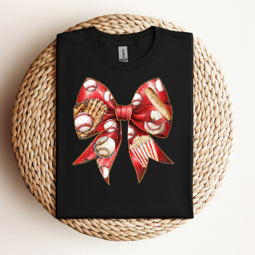 Baseball Bow T-Shirt