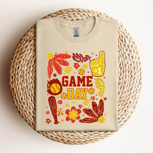 Boho Softball Game Day T-Shirt