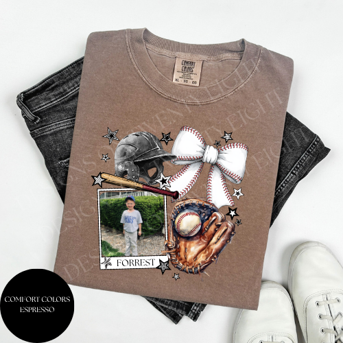 Custom Polaroid Baseball Tee
