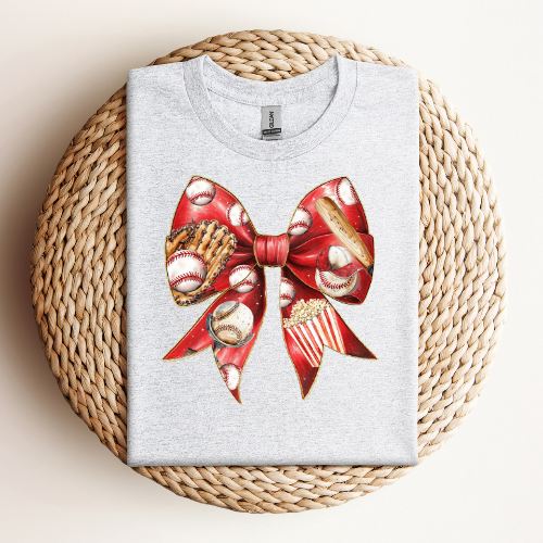 Baseball Bow T-Shirt