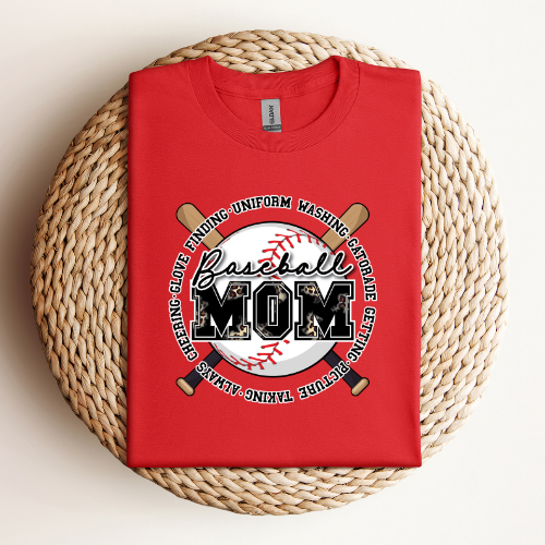 Baseball Mom Bat T-Shirt