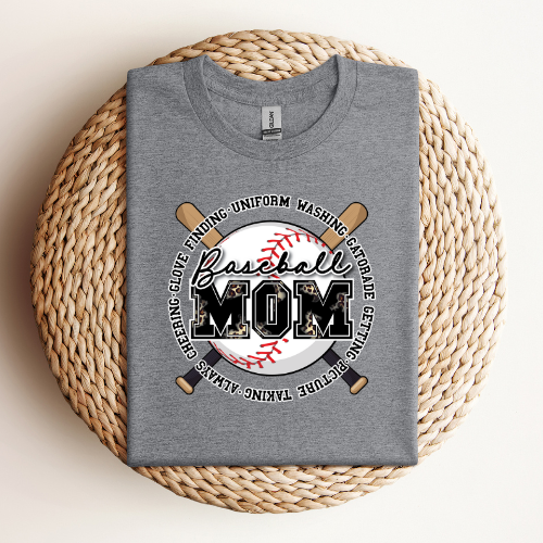 Baseball Mom Bat T-Shirt