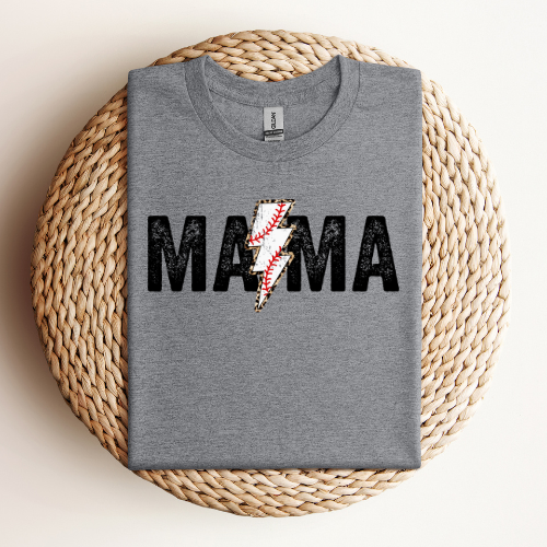 Lightening Mama Baseball T-Shirt