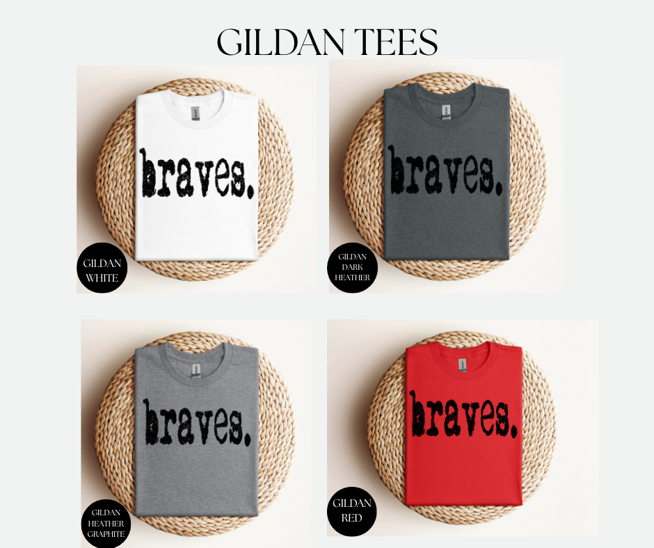 Typography Braves