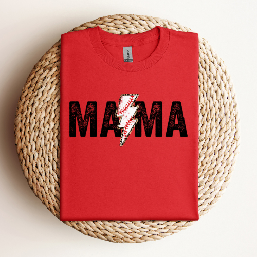 Lightening Mama Baseball T-Shirt