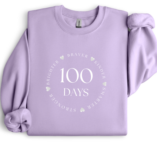 100 Days Brighter.Braver.Kinder.Smarter.Stronger